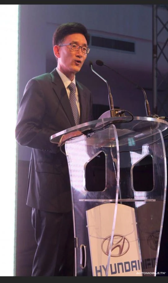 Discours lors du lancement de Hyundai en Tunisie.